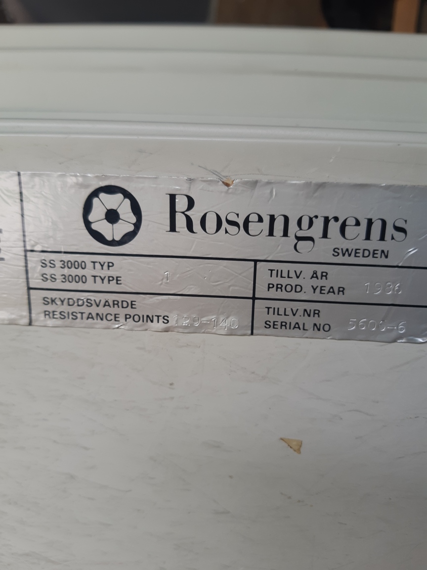 Rosengrens kassaskåp modell Merkurius med godkänd kontantskydd 290.000 kr - Bild 2